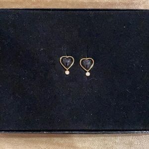 Joan Rivers Heart Earrings